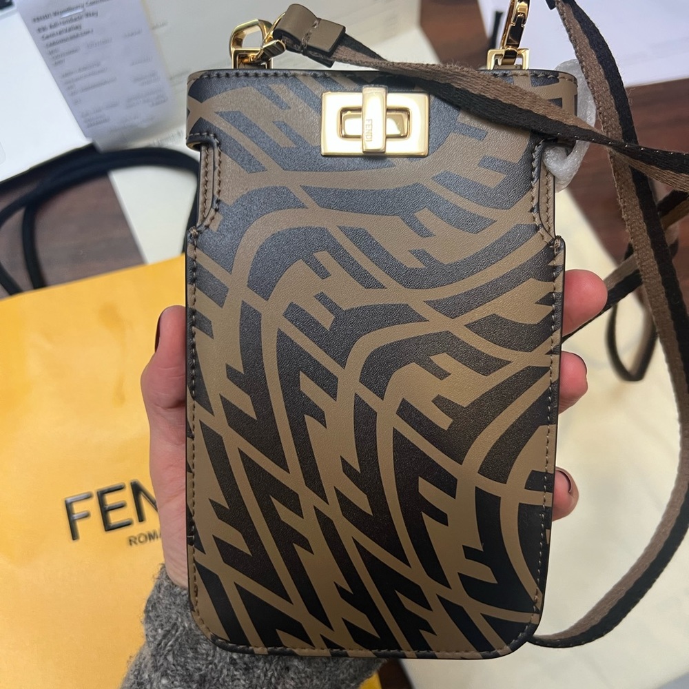 brand new authentic Fendi cell phone case/bag